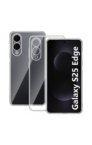 Samsung Galaxy S25 Edge Kılıf Kamera Korumalı Silikon Şeffaf Kapak…