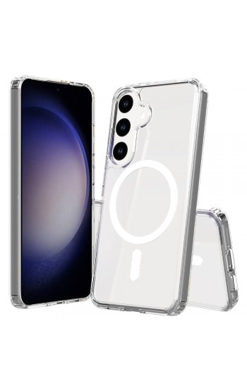 Samsung Galaxy S25 FE Kılıf Combo Seri Magsafe Sert Şeffaf Kapak Samsung Galaxy S25 FE Kılıf Combo Seri Magsafe Sert Şeffaf Kapak