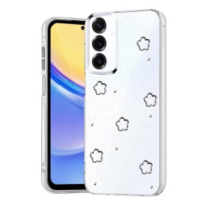 Samsung Galaxy S25 FE Kılıf Fiyonk Desenli Şeffaf Kapak