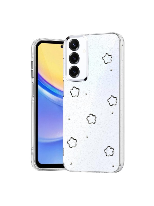 Samsung Galaxy S25 FE Kılıf Fiyonk Desenli Şeffaf Kapak&hellip;