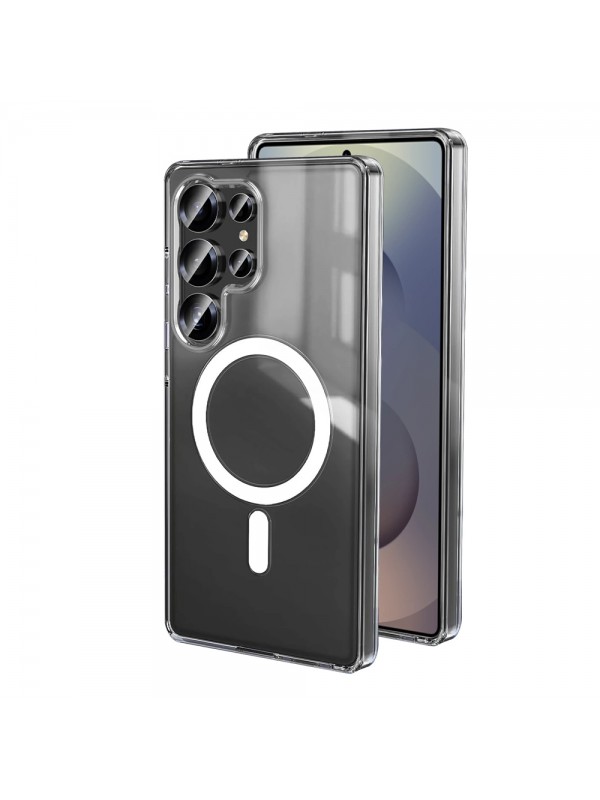Samsung Galaxy S25 Ultra Kılıf Magsafe Özellikli Şeffaf Silikon Ka…