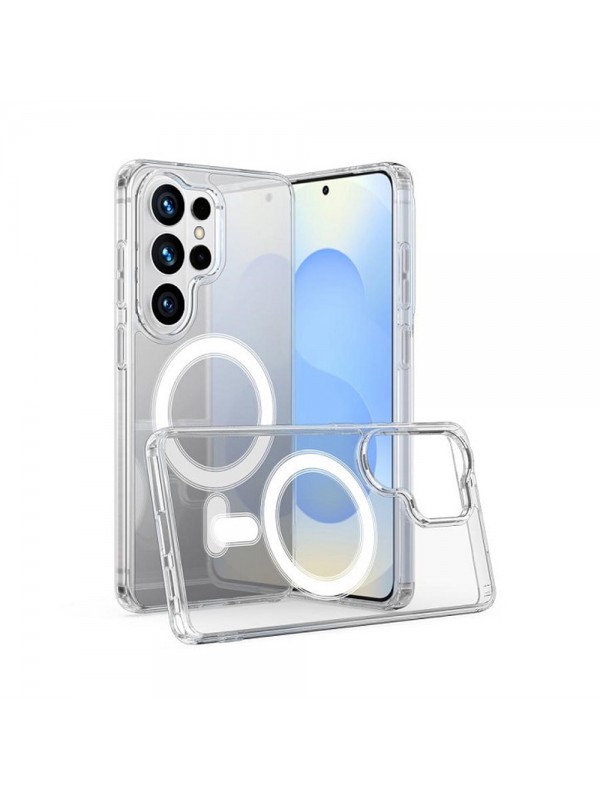 Samsung Galaxy S26 Ultra Kılıf Magsafe Özellikli Şeffaf Silikon Ka&hellip;