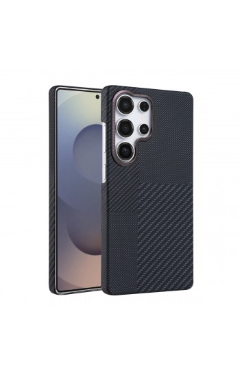 Samsung Galaxy S26 Ultra Kılıf Vega Magsafe Karbon Desen Kapak