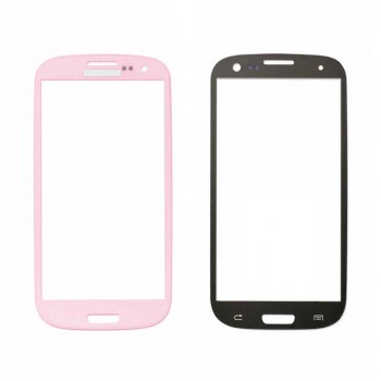 Samsung Galaxy S3 I9300 Ön Cam Dokunmatik Lensi - Pembe