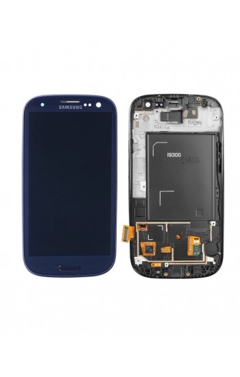 Samsung Galaxy S3 I9300 Ekran Dokunmatik Çıtalı Orj - Mavi…