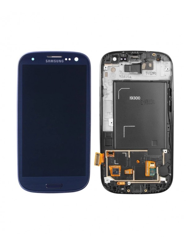 Samsung Galaxy S3 I9300 Ekran Dokunmatik Çıtalı Orj - Mavi…