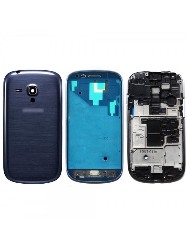 Samsung Galaxy S3 Mini I8190-I8200 Kasa Kapak Pil Kapağı - Mavi&hellip;