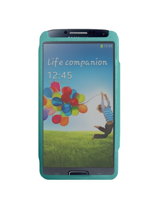 Samsung Galaxy S4 I9500 KAIYUE Tam Camlı Cüzdan ve Standlı Kılıf