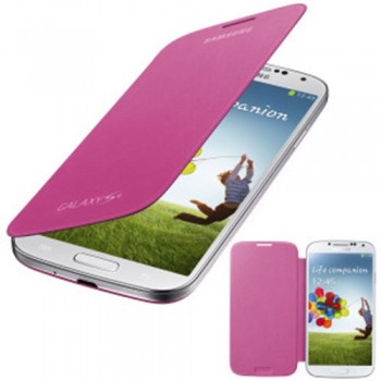 Samsung Galaxy S4 (I9500) Orjinal Flip Cover Kılıf Pembe Samsung Galaxy S4 (I9500) Orjinal Flip Cover Kılıf Pembe