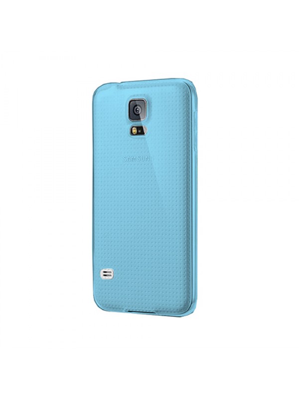 Samsung Galaxy S5 (G900) Kılıf Soft Silikon Şeffaf-Mavi Arka Kapak… Samsung Galaxy S5 (G900) Kılıf Soft Silikon Şeffaf-Mavi Arka Kapak…