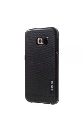 Samsung Galaxy S6 EDGE Kılıf Motomo Sert Arka Kapak Siyah&hellip;
