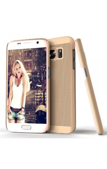Samsung Galaxy S7 (G930) Loopee Point Sert Arka Kapak Gold&hellip;