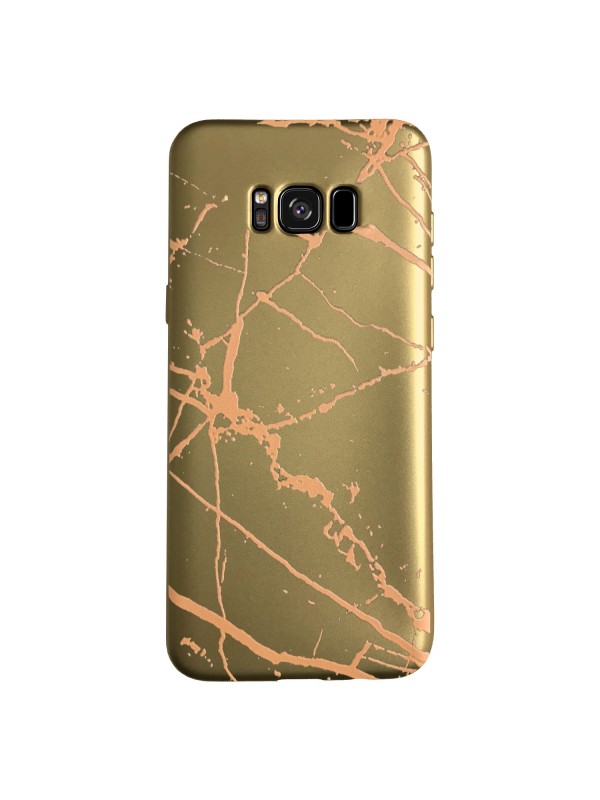 Samsung Galaxy S8 (G950) Fırça Desen Silikon Arka Kapak Gold… Samsung Galaxy S8 (G950) Fırça Desen Silikon Arka Kapak Gold…