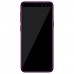 Samsung Galaxy S8 (G950) Fırça Desen Silikon Arka Kapak Mor