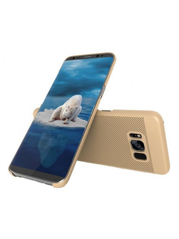 Samsung Galaxy S8 (G950) Loopee Point Sert Arka Kapak Gold…