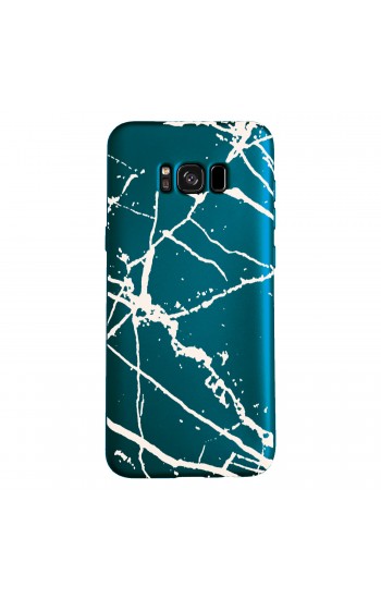 Samsung Galaxy S8 Plus (G955) Fırça Desen Silikon Arka Kapak Mavi&hellip;