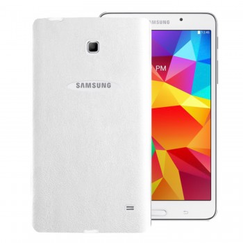Samsung Galaxy Tab 4 T230 7" Kılıf Deri Dokulu Silikon Arka Kapak Beyaz Samsung Galaxy Tab 4 T230 7" Kılıf Deri Dokulu Silikon Arka Kapak Beyaz