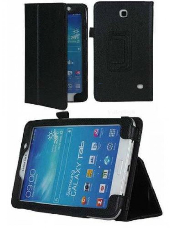 Samsung Galaxy Tab 4 T230 7" Standlı Yan Kapaklı Kılıf Siyah… Samsung Galaxy Tab 4 T230 7" Standlı Yan Kapaklı Kılıf Siyah…
