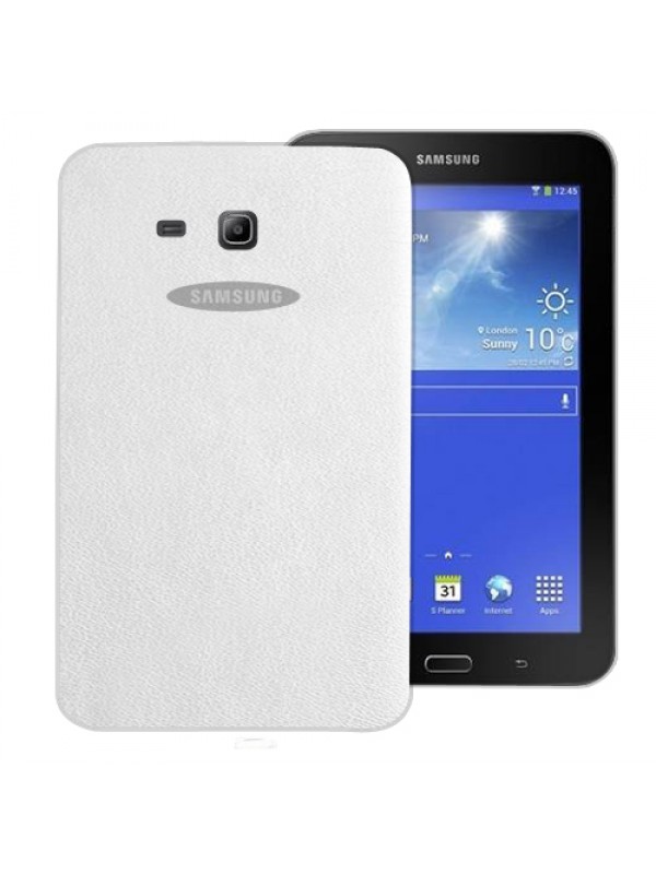 Samsung Galaxy Tab E T560 9.6" Kılıf Deri Dokulu Silikon Arka K…