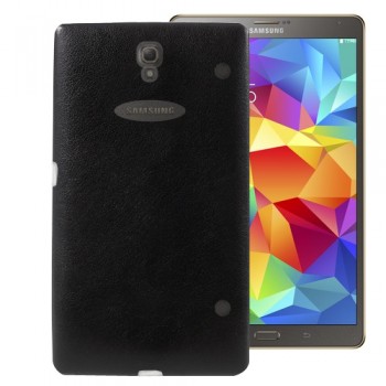 Samsung Galaxy Tab S T700 8.4" Kılıf Deri Dokulu Silikon Arka Kapak Siyah Samsung Galaxy Tab S T700 8.4" Kılıf Deri Dokulu Silikon Arka Kapak Siyah