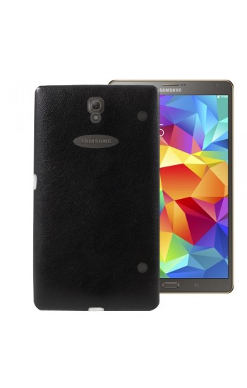 Samsung Galaxy Tab S T700 8.4" Kılıf Deri Dokulu Silikon Arka Kapak&hellip;