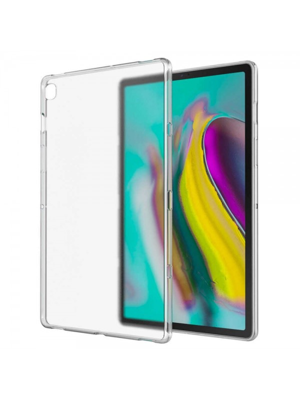 Samsung Galaxy Tab S5e T720 10.5" Kılıf Şeffaf Silikon Arka Ka…