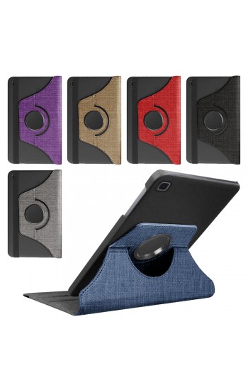 Samsung Galaxy Tab S6 Lite P610/P615/P617 Kılıf Fabric 360 Derece Döner&hellip;
