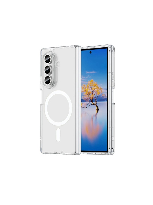 Samsung Galaxy Z Fold7 Kılıf Magsafe Özellikli Şeffaf Silikon…