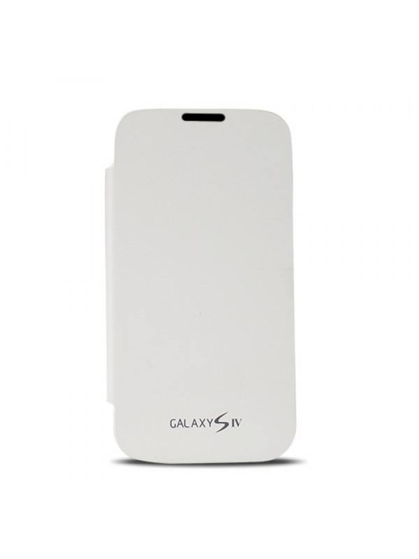 Samsung I9500 Galaxy S4 Flip Cover Kılıf Beyaz