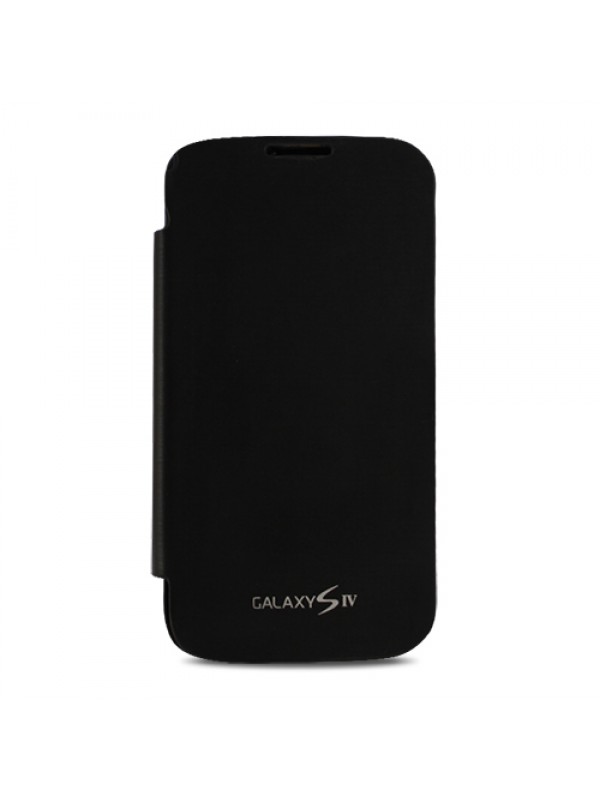 Samsung I9500 Galaxy S4 Flip Cover Kılıf Siyah