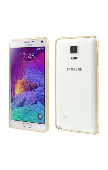 Samsung Note 4 N910 Bumper Çerçeve Kılıf Gold…