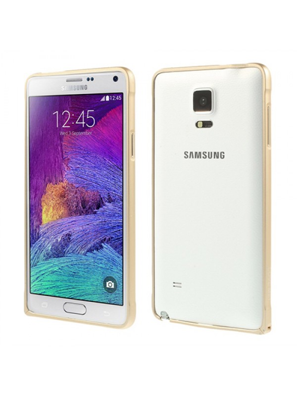 Samsung Note 4 N910 Bumper Çerçeve Kılıf Gold…