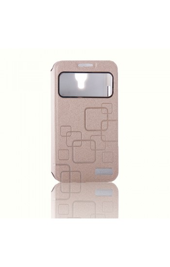 Samsung S4 (I9500) KakuSiga Yan Kapaklı Kılıf Gold… Samsung S4 (I9500) KakuSiga Yan Kapaklı Kılıf Gold…