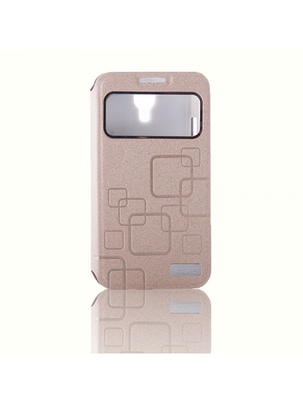 Samsung S4 (I9500) KakuSiga Yan Kapaklı Kılıf Gold… Samsung S4 (I9500) KakuSiga Yan Kapaklı Kılıf Gold…