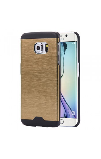 Samsung S6 G920 Metal Arka Kapak Motomo Gold