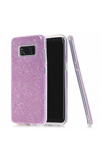 Samsung S8 Plus (G955) 3in1 Simli Silikon Arka Kapak Pembe…