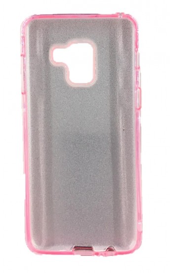 Samsung S9 Plus (G965) 3in1 Simli Silikon Arka Kapak Pembe…