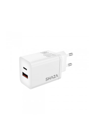 Shaza SG2501 20W USB QC3.0 + Type-C PD Şarj Adaptörü…