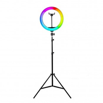Soft Ring Light MJ33 13" 33cm RGB LED Halka Işık Tripodlu Selfie Işığı Soft Ring Light MJ33 13" 33cm RGB LED Halka Işık Tripodlu Selfie Işığı