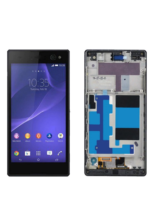 Sony Xperia C3 D2533 LCD Ekran Dokunmatik Çıtalı Siyah&hellip;