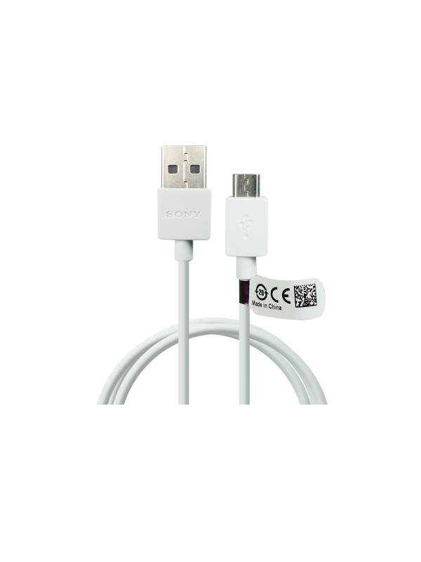 Sony Xperia Orjinal Micro USB Şarj ve Data Kablosu Beyaz Sony Xperia Orjinal Micro USB Şarj ve Data Kablosu Beyaz