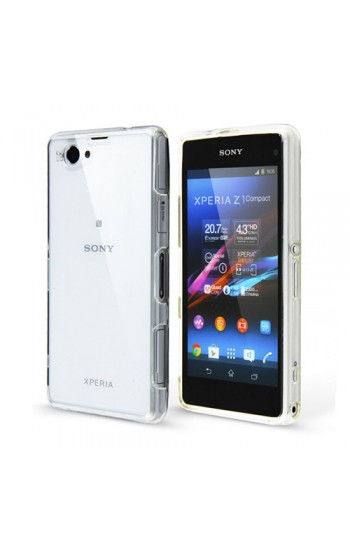 Sony Xperia Z1 Compact Kılıf Soft Silikon Şeffaf Arka Kapak…