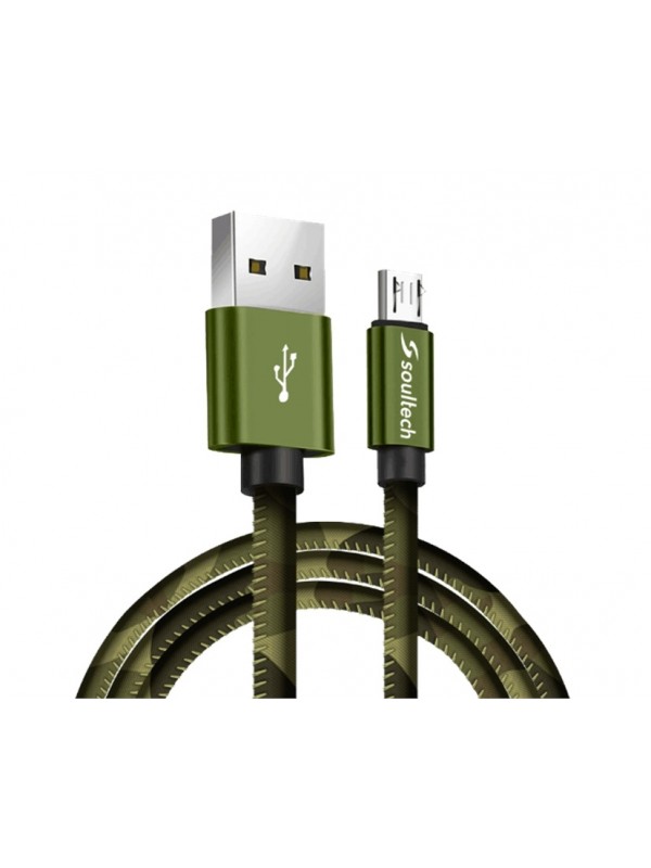 Soultech DK030 Micro USB 2A Metal Başlı Örgü Data ve Şarj Kablosu…