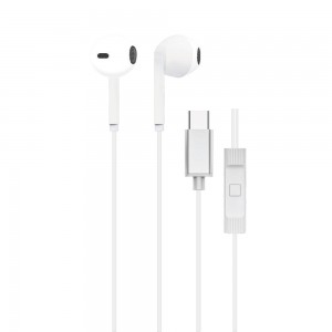 Soundme LS750B Type-C Girişli Kablolu Kulaklık - Beyaz