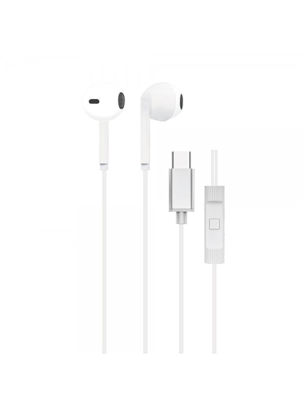 Soundme LS750B Type-C Girişli Kablolu Kulaklık - Beyaz