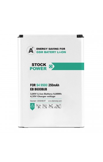 Stock Power Samsung Galaxy S4 I9500 Batarya 2500 mAh…