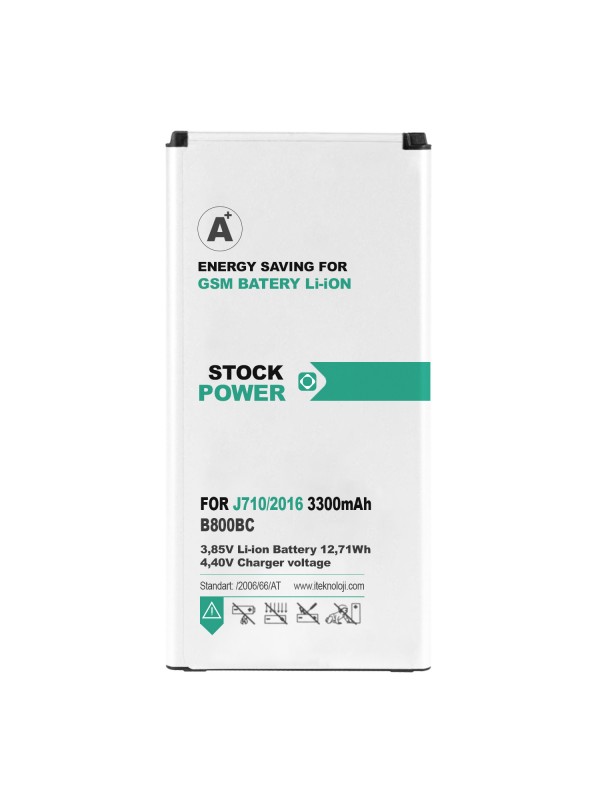 Stock Power Samsung Galaxy J7 2016 J710 Batarya 3300 mAh…