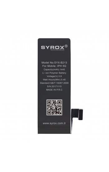 Syrox B213 iPhone 5 Batarya 1440 mAh…