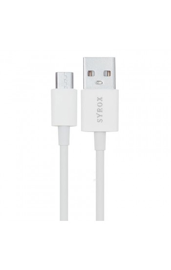 Syrox C14 Micro USB Şarj ve Data Kablosu 2.0A 1.2mt Beyaz… Syrox C14 Micro USB Şarj ve Data Kablosu 2.0A 1.2mt Beyaz…