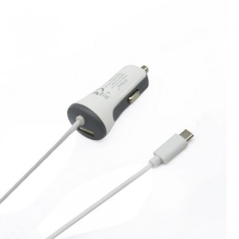 Syrox C26 Araç Şarj Aleti 3.4A Sabit Micro USB Kablo + USB Port Beyaz Syrox C26 Araç Şarj Aleti 3.4A Sabit Micro USB Kablo + USB Port Beyaz
